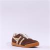 Gola Elan Glitz Retro Gumsole Trainer - Dark Brown Gold